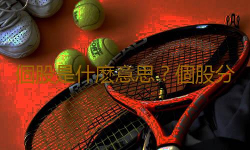 個股是什麽意思？個股分析