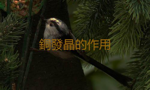 銅發晶的作用